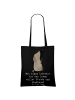 Mr. & Mrs. Panda Tote Bag Labradorleben mit Spruch in Schwarz