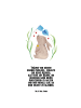 Mr. & Mrs. Panda Wasserflasche Hase Blume mit Spruch in Weiß
