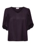 Kaffe Kurzarm-Bluse KAmina Loose fit in Dawn Purple