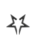 LIEBESKIND BERLIN Ohrringe The Halfstar in schwarz
