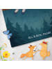 Mr. & Mrs. Panda Sport Handtuch Einhorn Hexe Design ohne Spruch in Weiß