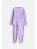 Coccodrillo Mädchenpyjama in violett