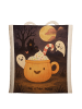 Mr. & Mrs. Panda Tragetasche Kaffee Gespenst Design ohne Spruch in Weiß