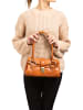 Viola Castellani Tasche mit Henkel in COGNAC