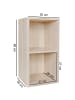 FineBuy Bücherregal in Grau / Spanplatte / 30x30x60