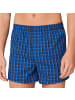 Schiesser Web-Boxershorts 2er Pack in Blau