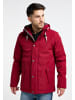 ICEBOUND Herren Wattierte Winterjacke in Dunkelrot