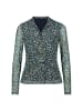 Zero  Langarmshirt mit Knopfleiste in BlackBlue