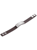 Adeliás Unisex Armband aus Leder 23 cm in braun