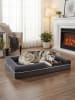 Feandrea Hundebett Blomfy in Dunkelgrau - (B)120 x (H)20 x (T)85 cm