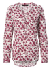 Aniston CASUAL Schlupfbluse in bordeaux-weiß
