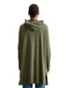 Marc O'Polo DENIM Long-Cardigan mit Kapuze relaxed in Medium Green Melange