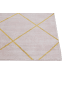 Beliani Kurzflor ATIKE in Rosa/Gold - (W) 80 x (H) 1.2 x (L) 150 cm