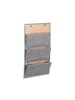 relaxdays Wandorganizer in Grau - (B)34 x (H)58 x (T)15 cm