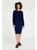 Finn Flare Langarmkleid Strick in dark blue