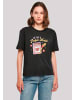 F4NT4STIC Ladies Everyday Tee We Are A Perfect Match Love in schwarz