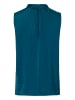 SAINT TROPEZ Bluse ärmellos AileenSZ Gerade Passform in Majolica Blue