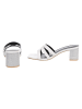 Ital-Design High-Heel Sandalette in Weiß