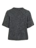 Vila Strickpullover in Dark Grey Melange