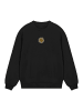 F4NT4STIC Sweatshirt Happy Flower Bestickt in schwarz