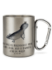 Mr. & Mrs. Panda Kaffeebecher Axolotl Schwimmen mit Spruch in Silber