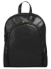 Cluty City-Rucksack echt Leder in schwarz