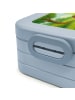 Mr. & Mrs. Panda Snack Box Schildkröte Pfeifen Design ohne Spruch in Blau Pastell
