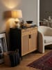 KADIMA DESIGN Sideboard 80x86,5x40 cm Kommode mit Wiener Geflecht, Hoher