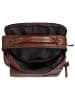 SPIKES & SPARROW Rucksack echt Leder in cognac