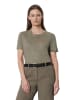 Marc O'Polo Leinen-T-Shirt relaxed in milky brown