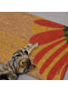 relaxdays Fußmatte "Blume" in Mehrfarbig - (B)60 x (T)40 cm