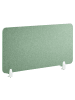 Beliani Schreibtischtrennwand SPLIT in Grün - (W) 120 x (H) 50 x (L) 1 cm