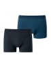 Schiesser Trunk Comfort Fit in admiral, blau-meliert