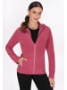 faina Damen Fleecejacke in Dunkelrosa