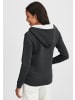 Oxmo Kapuzensweatjacke in grau