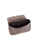 faina Damen Schultertasche Im Metallic-Look in Dunkelgold