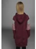Kidsworld Sweatkleid in bordeaux-rosa