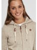 Oxmo Kapuzensweatjacke OXThory in Beige