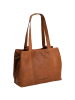 The Chesterfield Brand Wax Pull Up Schultertasche Leder 36.5 cm cognac