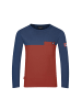 Trollkids Longsleeve Bergen in red clay/mystic blue