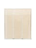 relaxdays 3x Faltschrank in Beige - (B)148 x (H)173 x (T)42,5 cm