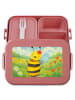Mr. & Mrs. Panda Bento Box Biene Happy Design ohne Spruch in Rot Pastell