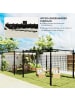 Outsunny Pergola 298L x 298B x 230H cm Cremeweiß