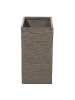 Beliani Outdoor Blumentopf EDESSA in Braun - (W) 60 x (H) 45 x (L) 25 cm