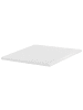 Beliani Topper GRACIOUS in Weiß - (W) 160 x (H) 6 x (L) 200 cm