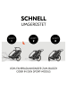 Hauck 3in1 Fahrradanhänger Bike N Walk Duo für in grau