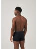 SNOCKS Boxershorts mit Eingriff 6 Stück in Schwarz