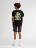 Petrol Industries Bassano Regular Jeansshorts Guerrero in Grau