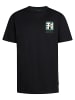 Petrol Industries Logo T-Shirt Rockies in Schwarz