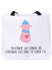 Mr. & Mrs. Panda Schultasche Schweinchen Glühwein mit Spruch in Weiß